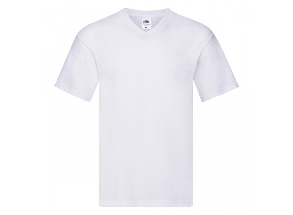 maglietta manica corta, collo a V bianca FullGadgets.com