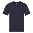 maglietta manica corta, collo a V blu navy FullGadgets.com