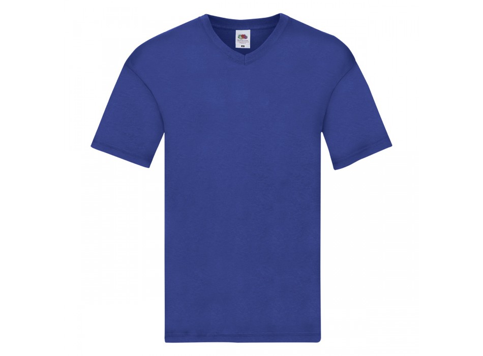 maglietta manica corta, collo a V blu royal FullGadgets.com