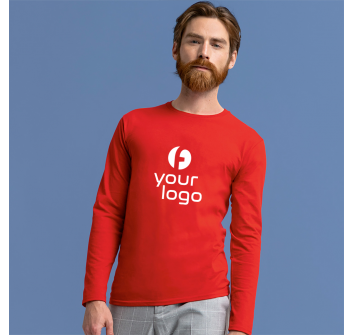 Maglietta scollo a V maniche lunghe - Fruit of the Loom FullGadgets.com