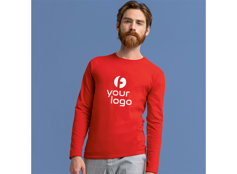 Maglietta scollo a V maniche lunghe - Fruit of the Loom FullGadgets.com