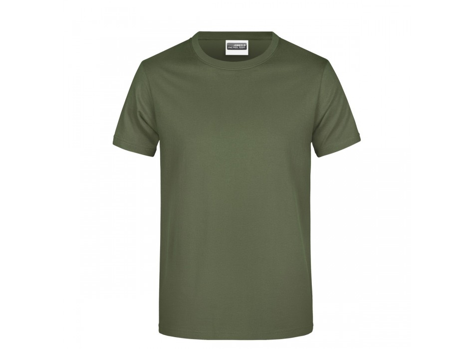 maglietta verde oliva maniche corte  FullGadgets.com