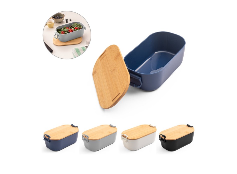 MAHLEB. Contenitore ermetico in PP con coperchioin bambù FullGadgets.com