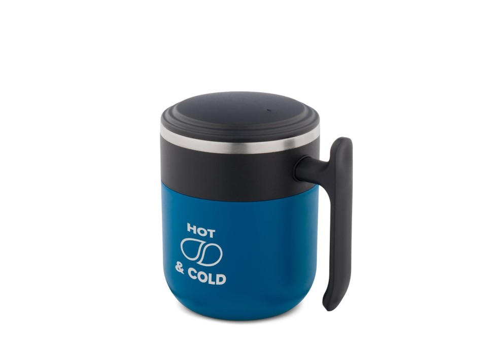 MALDINI. Tazza da viaggio con parete interna in acciaio inox e finitura opaca, 400 mL FullGadgets.com
