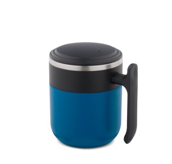 MALDINI. Tazza da viaggio con parete interna in acciaio inox e finitura opaca, 400 mL FullGadgets.com