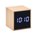 Mara Clock - Sveglia In Bamboo Personalizzabile