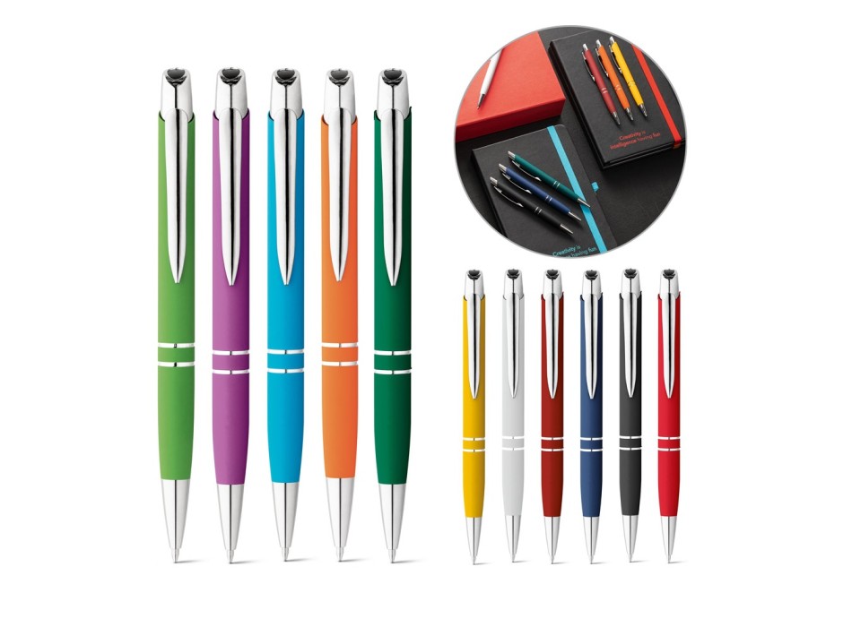 MARIETA SOFT. Penna a sfera in alluminio con clip FullGadgets.com