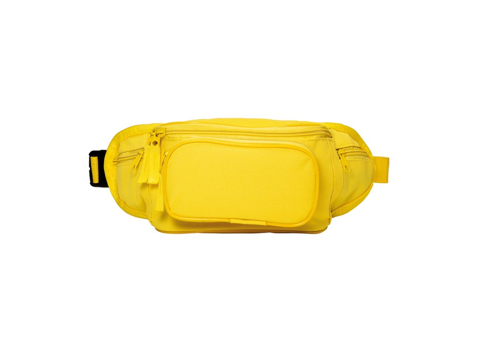Marsupio in poliestere 600D con 5 tasche e cintura regolabile con chiusura a clip FullGadgets.com