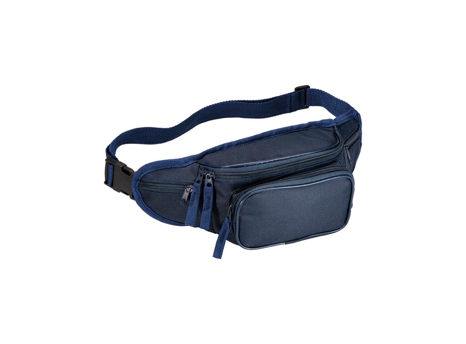 Marsupio in poliestere 600D con 5 tasche e cintura regolabile con chiusura a clip FullGadgets.com