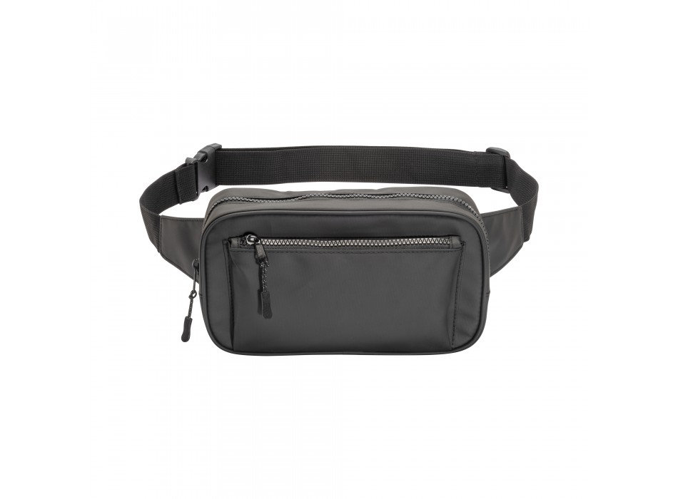 Marsupio in poliestere water resistant. tasca frontale con cerniera e cintura regolabile FullGadgets.com
