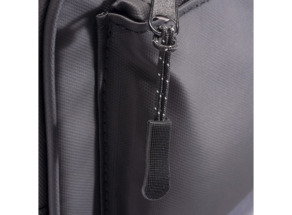 Marsupio in poliestere water resistant. tasca frontale con cerniera e cintura regolabile FullGadgets.com