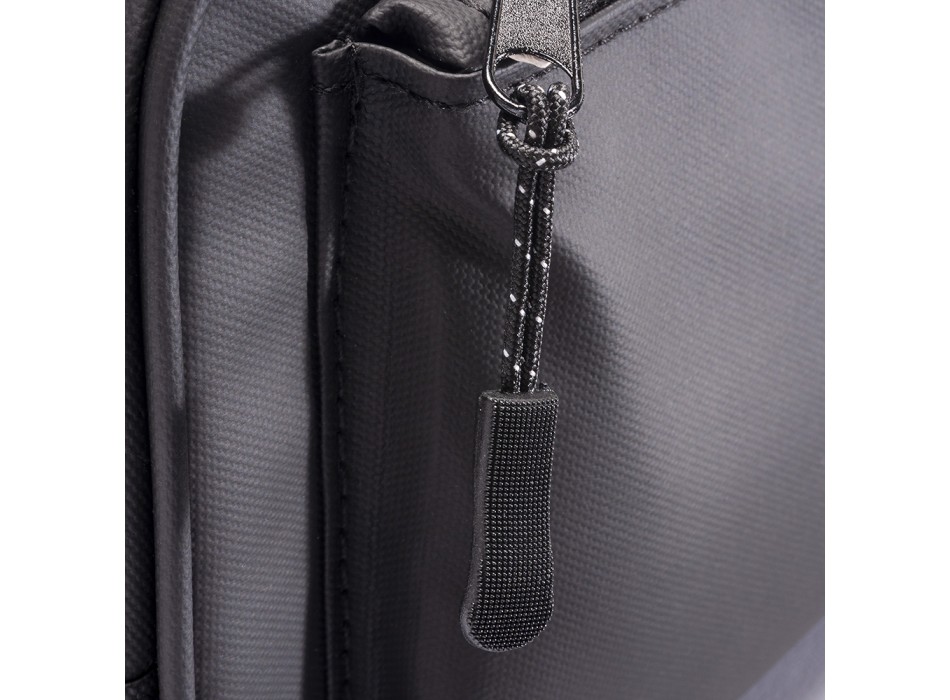 Marsupio in poliestere water resistant. Tasca frontale con cerniera e cintura regolabile FullGadgets.com