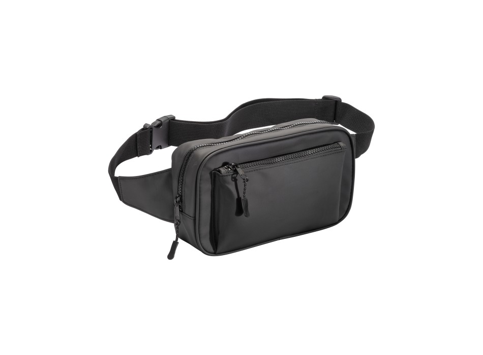 Marsupio in poliestere water resistant. Tasca frontale con cerniera e cintura regolabile FullGadgets.com