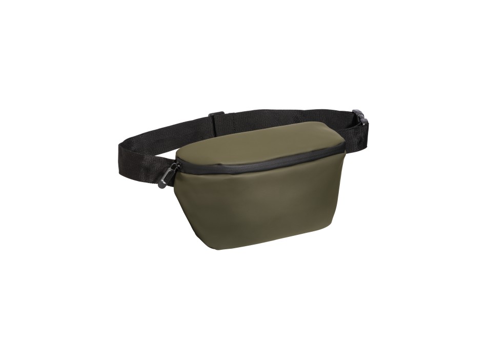 Marsupio in soft Pu water resistant con cintura regolabile. Cerniera zip water resistant FullGadgets.com