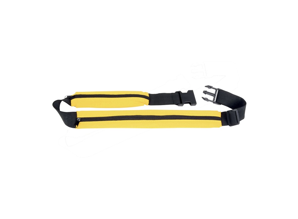 Marsupio slim in tessuto spandex elastico, con 2 tasche e cintura regolabile FullGadgets.com