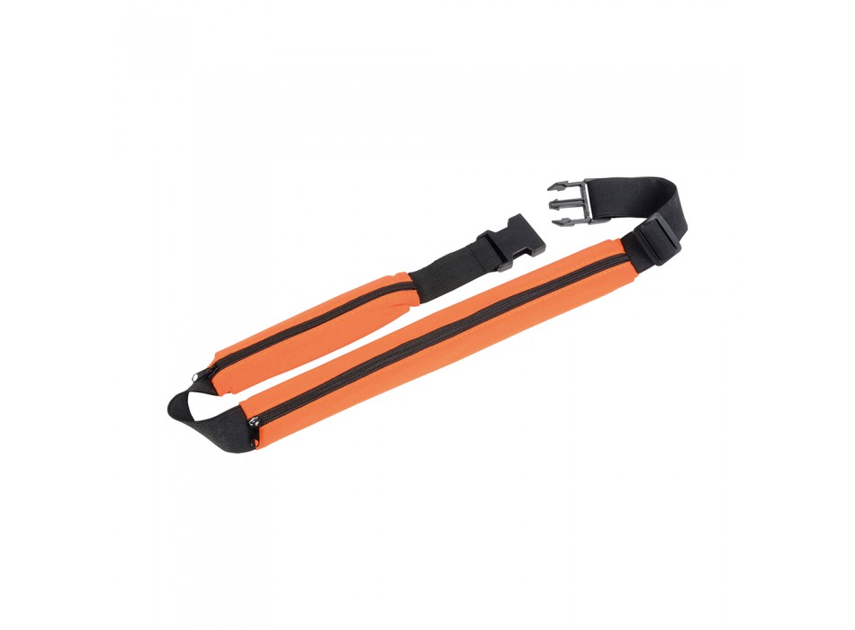 Marsupio slim in tessuto spandex elastico, con 2 tasche e cintura regolabile FullGadgets.com