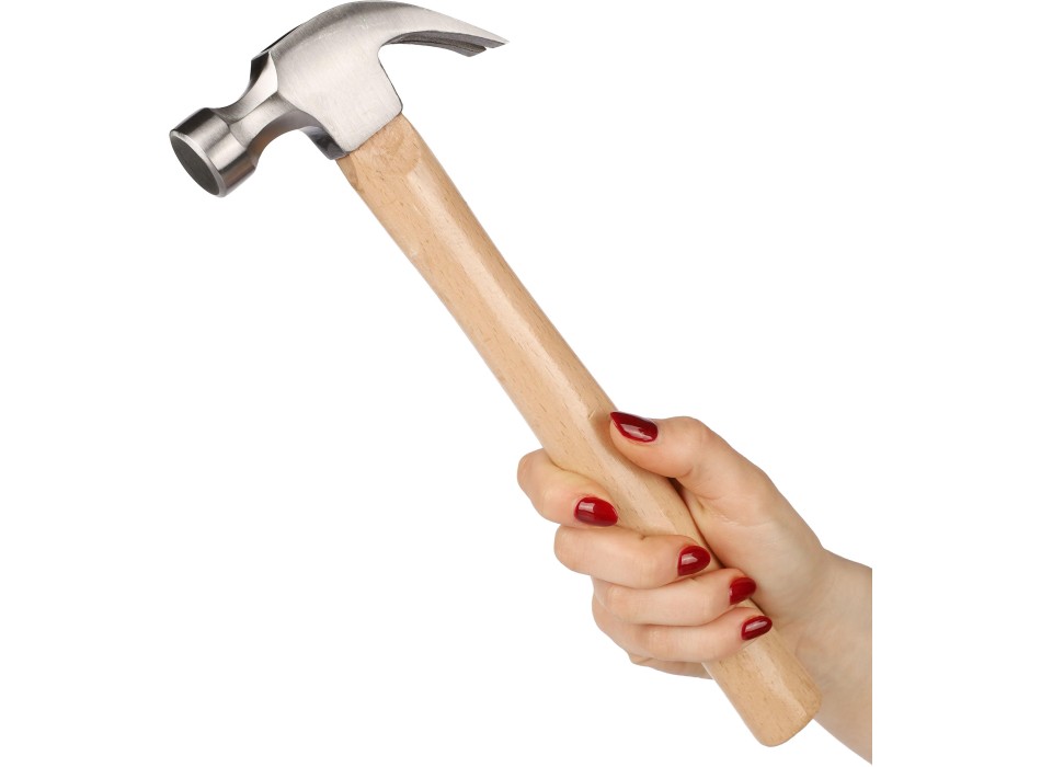 Martello ad artiglio in legno di faggio Asha FullGadgets.com