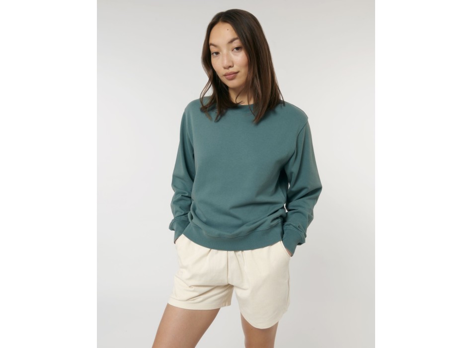 Matcher Vintage - La felpa girocollo unisex garment dyed dalla vestibilità media FullGadgets.com