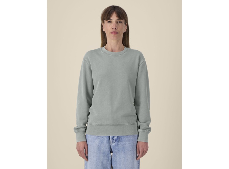 Matcher Vintage - La felpa girocollo unisex garment dyed dalla vestibilità media FullGadgets.com