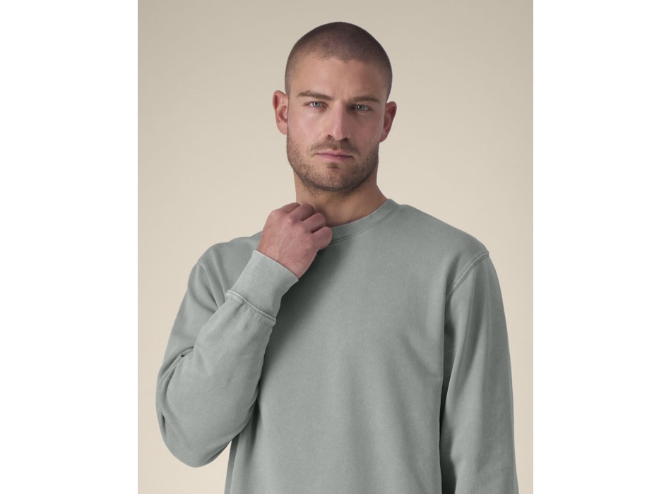Matcher Vintage - La felpa girocollo unisex garment dyed dalla vestibilità media FullGadgets.com