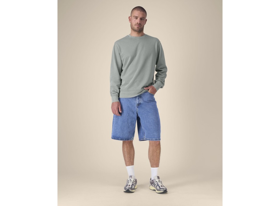 Matcher Vintage - La felpa girocollo unisex garment dyed dalla vestibilità media FullGadgets.com