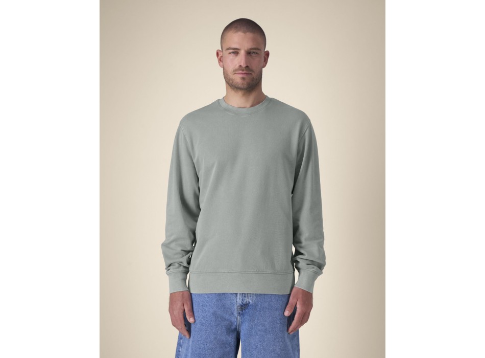 Matcher Vintage - La felpa girocollo unisex garment dyed dalla vestibilità media FullGadgets.com