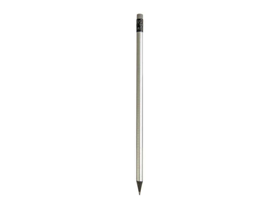 Matita in legno con mina in grafite, a sezione cilindrica, con gommino nero (temperata) FullGadgets.com