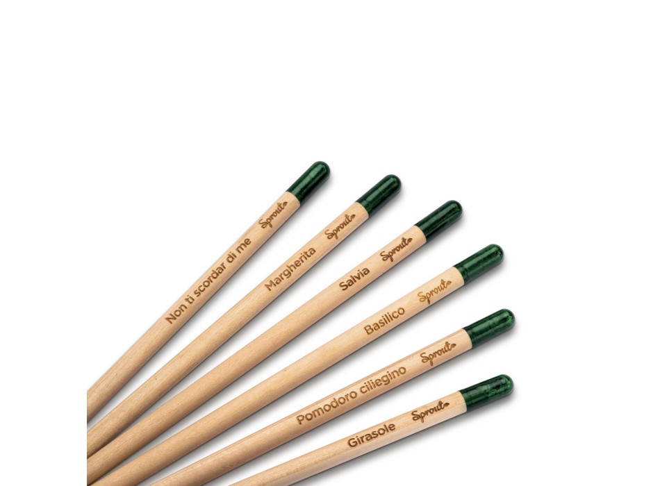 Matita Sprout in legno sostenibile con mina in grafite. Piantabile dopo l'utilizzo FullGadgets.com