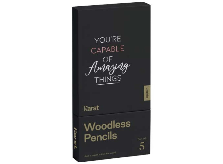 Matite Karst® 2B in grafite senza legno confezione da 5 FullGadgets.com