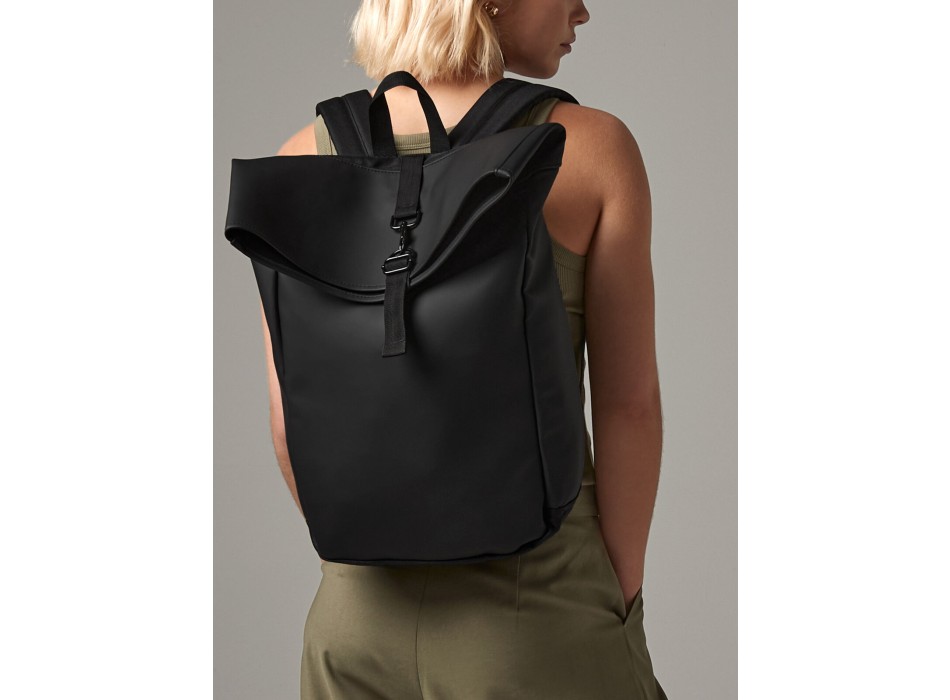 Matte PU Roll-Top Backpack FullGadgets.com