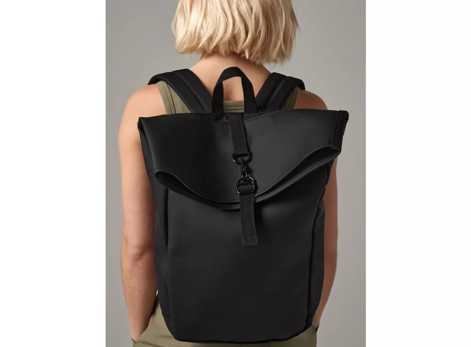 Matte PU Roll-Top Backpack FullGadgets.com