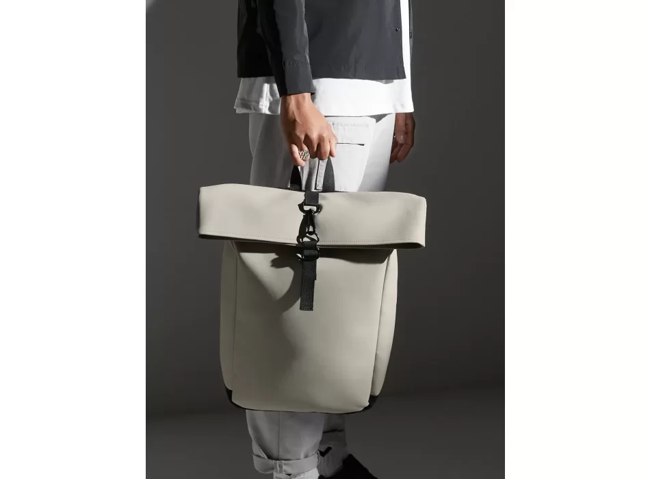 Matte PU Roll-Top Backpack FullGadgets.com