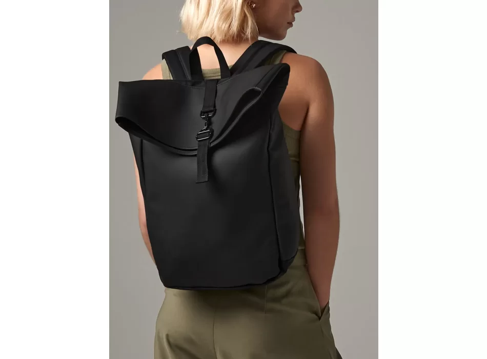 Matte PU Roll-Top Backpack FullGadgets.com