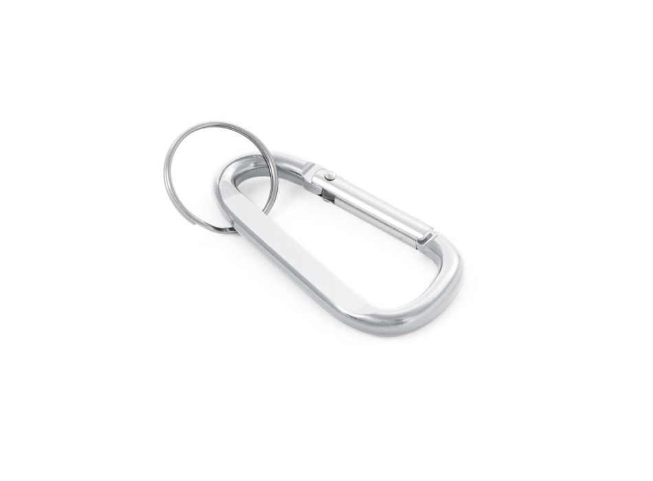 MATTHEW. Moschettone in alluminio con anello portachiavi FullGadgets.com