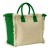 Maxi borsa in cotone da 450 g/m&sup2;. Dotata di chiusura a zip e tasca interna