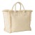 Maxi borsa in cotone da 450 g/m&sup2;. Dotata di chiusura a zip e tasca interna