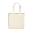 Maxi borsa shopper in cotone riciclato da 280 g/m2 naturale con manici colorati FullGadgets.com