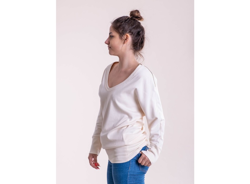 Maxi felpa donna a V FullGadgets.com