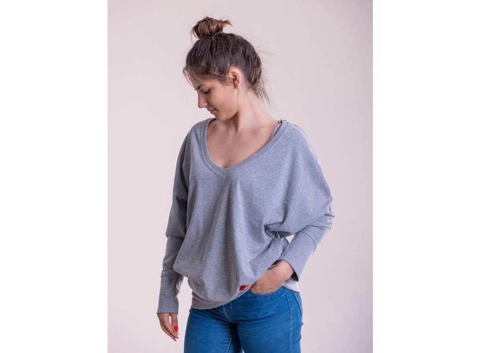 Maxi felpa donna a V FullGadgets.com