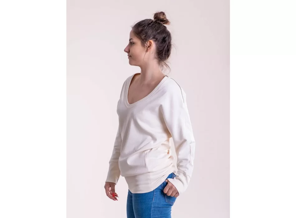 Maxi felpa donna a V FullGadgets.com