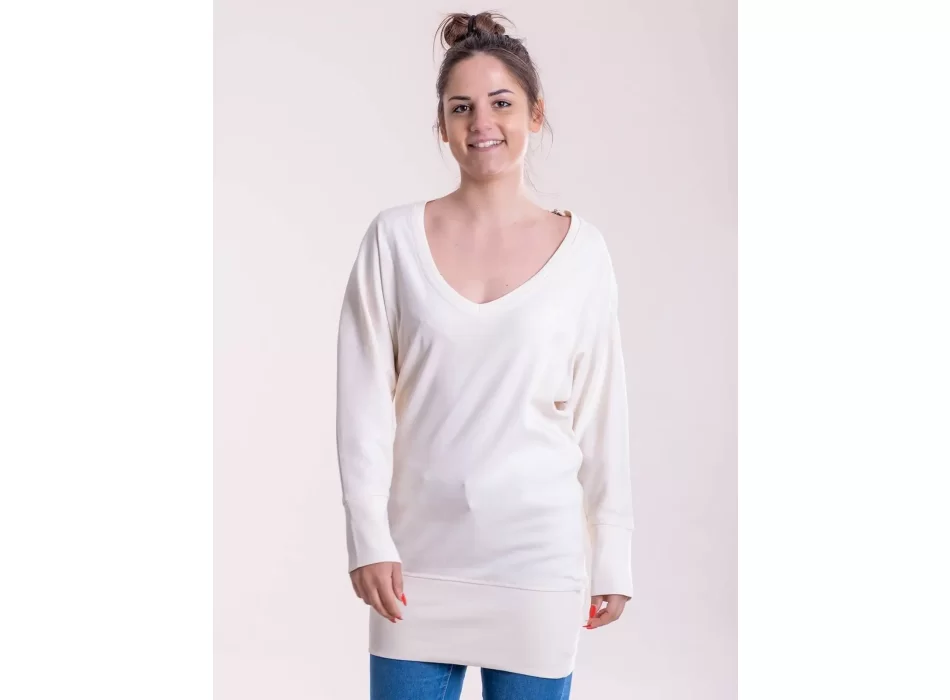 Maxi felpa donna a V FullGadgets.com