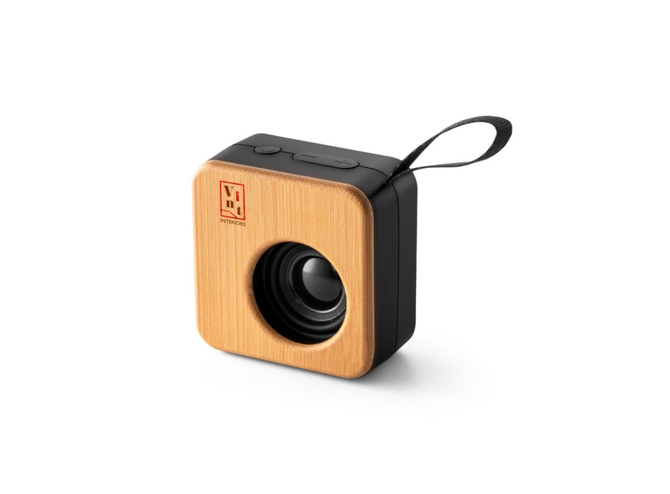 MAYER. Altoparlante portatile da 3W con autonomia di 4 ore in bambù e ABS riciclato (100% rABS) FullGadgets.com