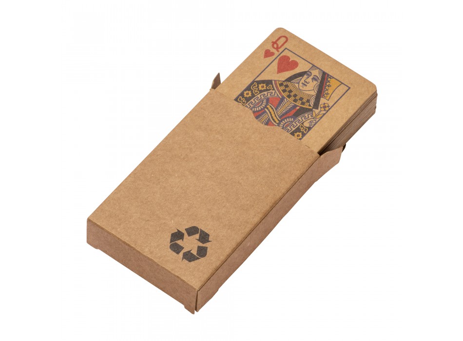 Mazzo di carte da gioco da 54 carte, in scatola singola, in carta riciclata FullGadgets.com