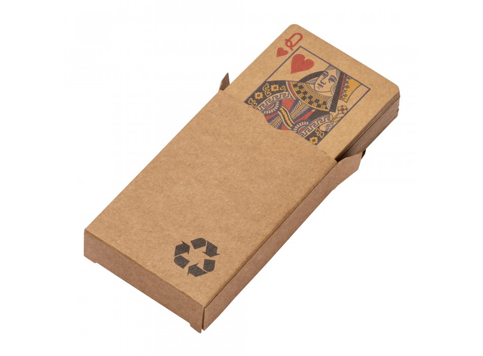 Mazzo di carte da gioco da 54 carte, in scatola singola, in carta riciclata FullGadgets.com