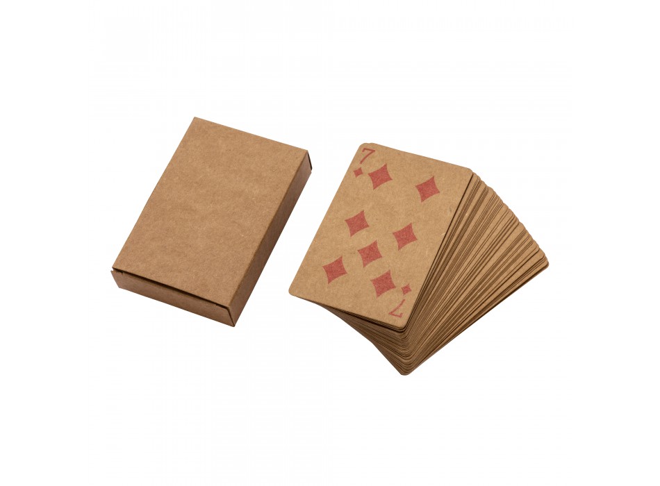 Mazzo di carte da gioco da 54 carte, in scatola singola, in carta riciclata FullGadgets.com
