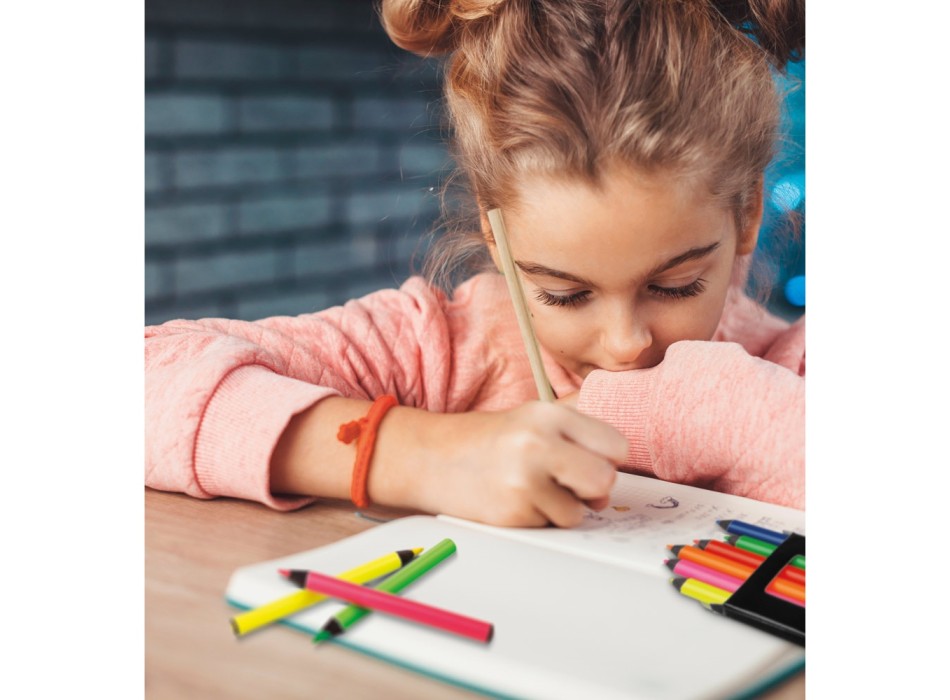 MEMLING. Scatola con 6 matite colorate FullGadgets.com