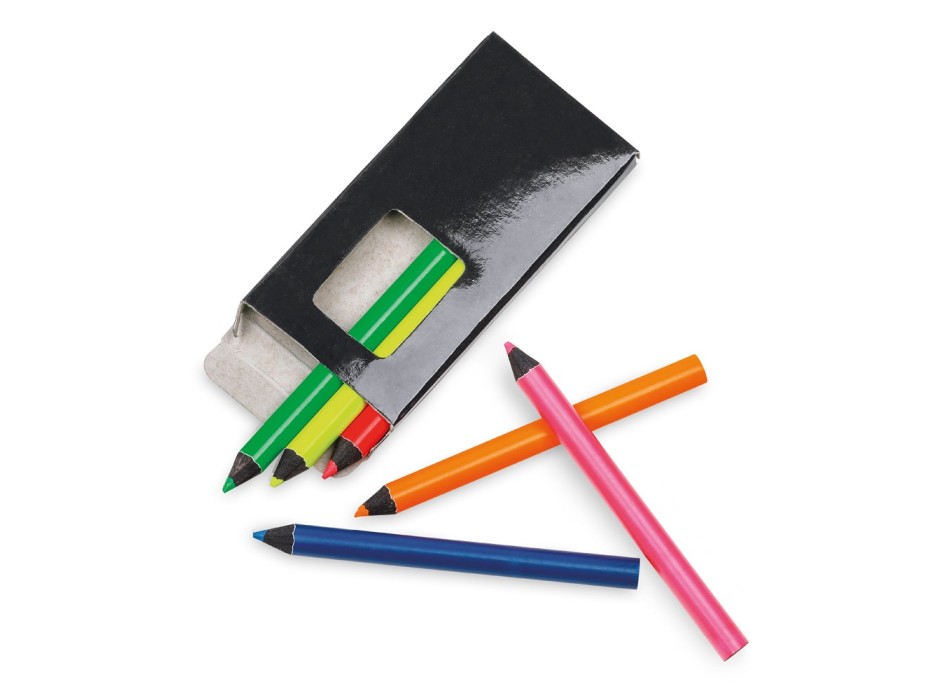 MEMLING. Scatola con 6 matite colorate FullGadgets.com