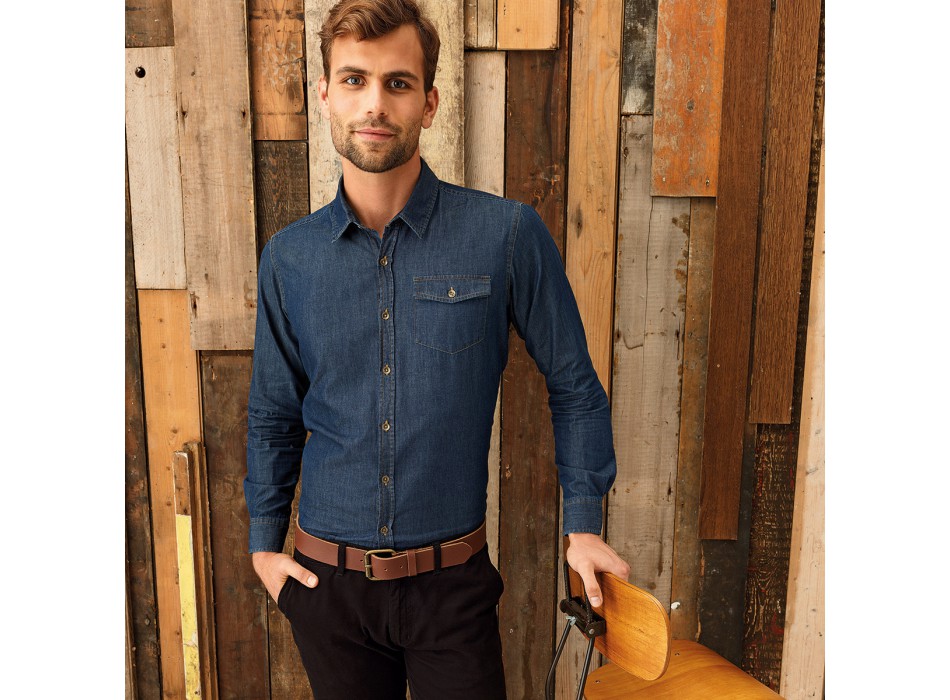 Men Jeans St.Denim Shirt100%C FullGadgets.com