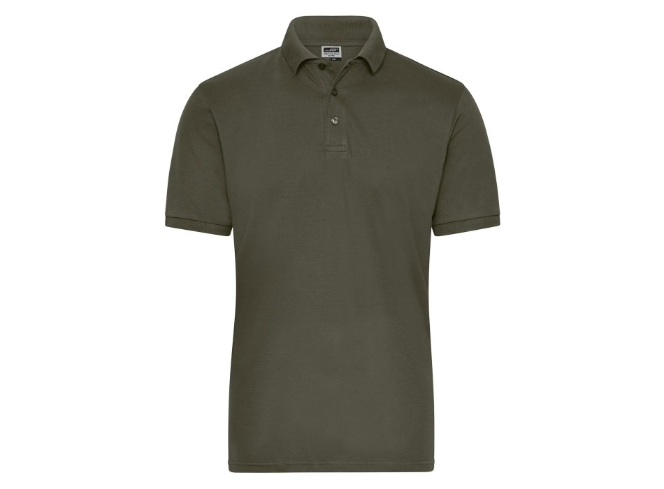 Men's Bio Stretch-Polo Work - Solid FullGadgets.com