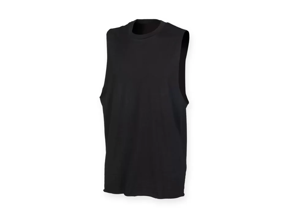 Men's High Neck Slash Armhole Vest FullGadgets.com